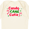 thumbnail image 4 of Inktastic Christmas Candy Cane Cutie with Candy Canes Boys or Girls Long Sleeve Baby Bodysuit, 4 of 5