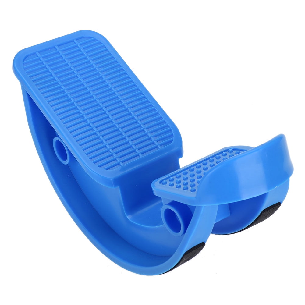 Professional Calf Stretcher and Foot Rocker for Plantar Fasciitis, Deep Slant Board Ankle Incline Stretch Trainer, Dual-Unit 10.6 Inches / 27 cm Premium Exercise Wedge for Achilles Pain, Blue