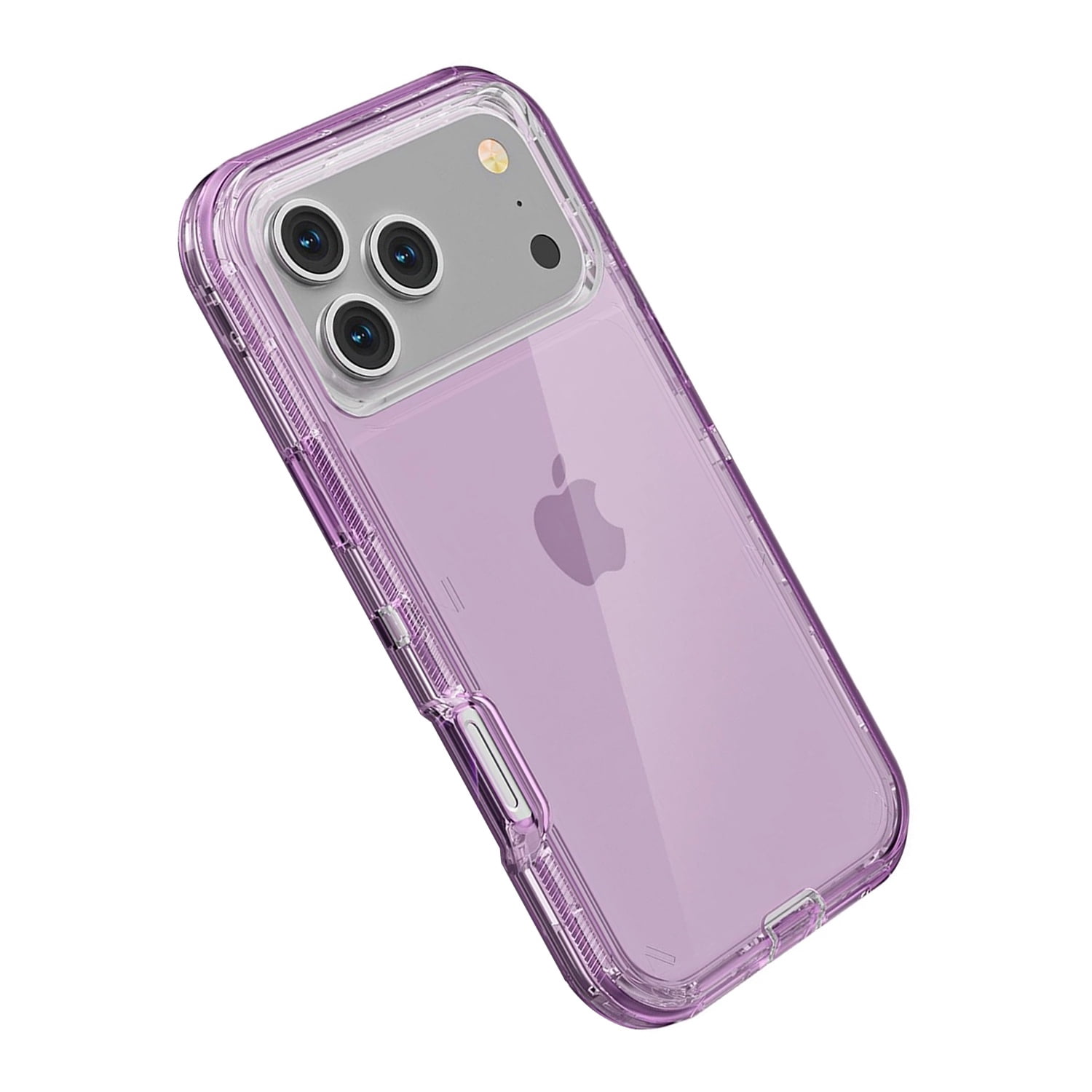 Strong Transparent Shockproof Case for iPhone 17 Pro Max - Pink