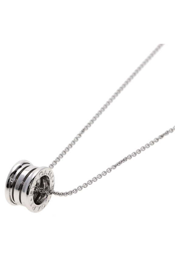 Pre-Owned BVLGARI B-zero1 Necklace, 18K White Gold, Women's