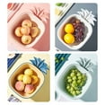 thumbnail image 4 of Uioepy Dirt Cheap The Pineapple Is Green After Draining Water Thick Double Layer Household Water Basket Kitchen Fruit Storage Basket Washing Vegetable Basket Storage Plastic Basket Drain Rack Kitchen, 4 of 4