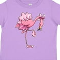 thumbnail image 4 of Inktastic Flamingo Ballerina in Tutu and Ballet Toe Shoes Boys or Girls Toddler T-Shirt, 4 of 5
