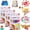 3pcs, variant on Popcorn Pens,3D Magic Puffy Bubble DIY Popcorn Drawing Pens for Kids