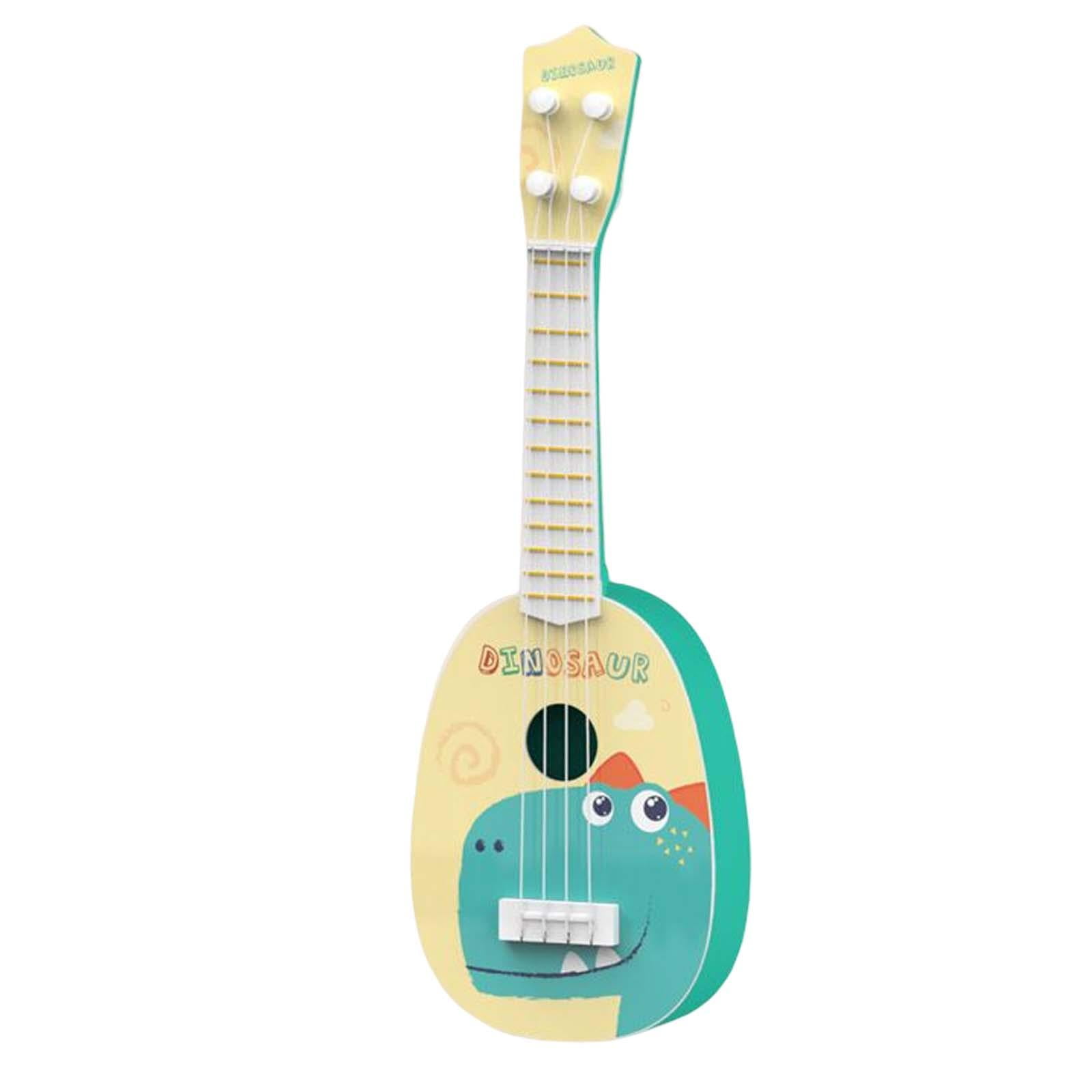 Mini Ukulélé Pour Enfant – Plastique Sûr, Cordes Réalistes, éveil Musical, Couleur Jaune