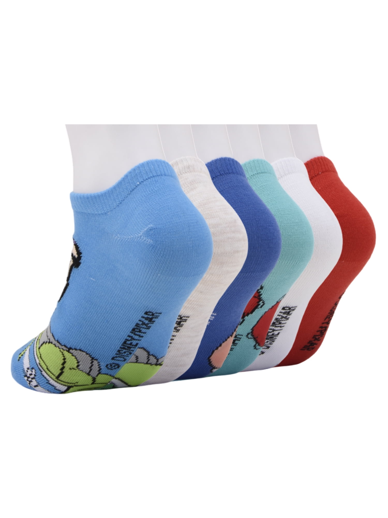 Toy Story No Show Socks, 6-Pack, Sizes S Boys