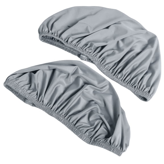 LOLIPPYY Dark Grey Polyester Toilet Lid and Tank Cover Set for Protection Use Easy Installation