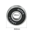 thumbnail image 2 of Uxcell Deep Groove Ball Bearings ABEC7 for Skateboard Inline Roller Skates ABEC-7 Black, 2 of 5