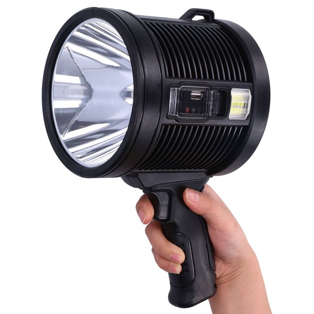 Projecteur Extérieur, Lampe de Camping Multifonctionnelle Étanche Sortie USB pour Camping Chasse
