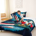 thumbnail image 4 of Manfei Cartoon Rv Pattern Queen Comforter Set,Night Sky Comforter Sets Queen,Blue,Reversible,3pcs,1 Comforter and 2 Pillowcases, 4 of 7