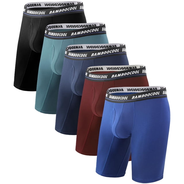 Calzoncillos bóxer de pierna larga para hombre BAMBOO COOL Multipack