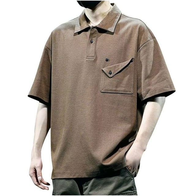 Camisas de Manga Corta de los Hombres Día de la Independencia Patriótico Botón Arriba Solapa, Ligero para el Hogar, Uso Diario Y Cómodo