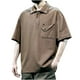 thumbnail image 1 of pstuiky Camisa de manga corta para hombre, Camiseta informal estampada con botones y solapa de manga corta para hombre camisas casuales para hombre xl, 1 of 6