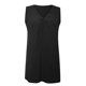thumbnail image 2 of Playeras,Blusas y Tops,Ropa para Mujer Tank Tops Mujer Blusas plisadas de oficina de trabajo sin mangas con cuello en V a la moda para mujer (Black, L), 2 of 7