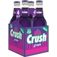 thumbnail image 3 of (2 pack) Crush Grape Soda Made with Sugar, 12 fl oz, 4 pack, 3 of 8