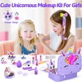 thumbnail image 2 of Kit de maquillaje Masiuve Kids para niñas con estuche cosmético de 3 a 12 años, 2 of 7