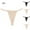 Multicolor-2Pack, variant on BLVB G-String Thongs for Women Seamless Thongs Womens Underwear No Show Bikini Panties