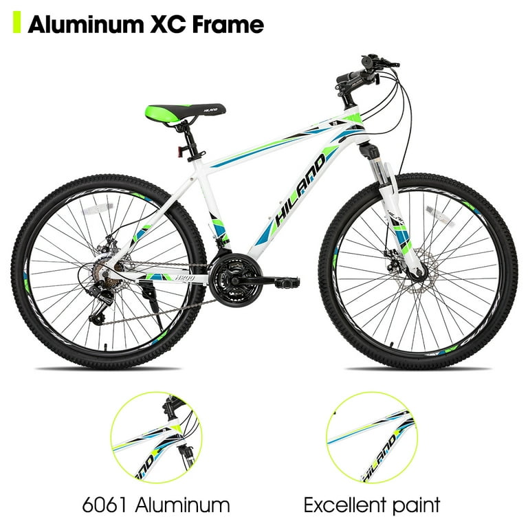 Hiland Mountain Bike, Multi-Spokes,Shimano 21 Speeds Drivetrain