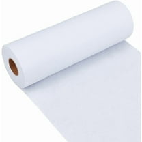 Medium Weight 35g/㎡ White Iron-On Fusible Interfacing 11.81 Inch x 30 Yards Non-Woven Interfacing Iron On Single-Sided Interfacing Non-Woven Apparel Interfacing for Sewing DIY Crafts Supplies Cloth