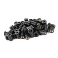 thumbnail image 1 of M5 Rubber Nuts 5mm Metric Motorcycle Windscreen Fairing Fastener Fixing Tool Universal Waterproof Sealing Black, 1 of 7