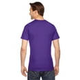 thumbnail image 2 of American Apparel Unisex Fine Jersey Short-Sleeve T-Shirt Purple M, 2 of 3