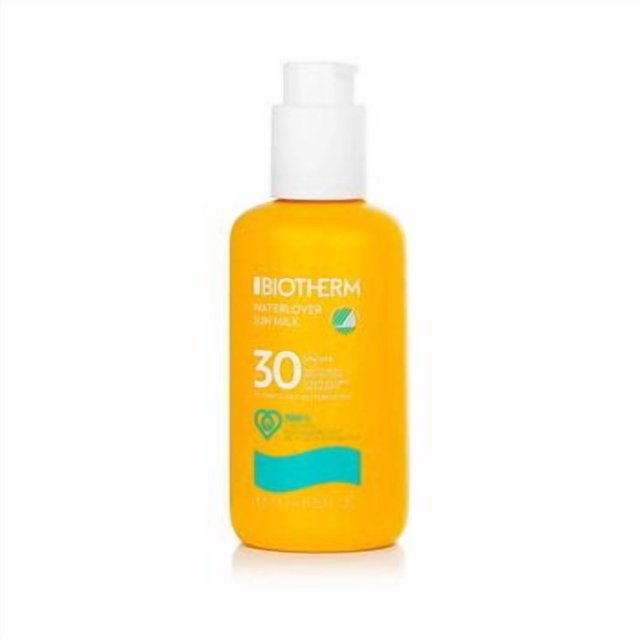 Leche solar Biotherm Waterlover SPF 30 para rostro y cuerpo 175 ml