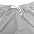 thumbnail image 5 of JUUYY Men's Tracksuits 2 Piece Sets Casual Loose Fit Striped Crew Neck Short Sleeve Tee Shirt Shorts Set Sports Athletic Outfit Gray L, 5 of 8