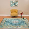 thumbnail image 4 of United Weavers 1830 30362 58 5 ft. 3 in. x 7 ft. 2 in. Rhapsody Bromley Area Rug, Cerulean, 4 of 5
