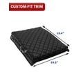 thumbnail image 7 of KBH Ford Armrest Cover for 2004-2010 F150 with 40/20/40 Split Bench Jump Seat, Black Leather Middle Console Cover Cushion Pad for F150 Accessories Interior, 7 of 7