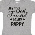 thumbnail image 4 of Inktastic My Best Friend is My Pappy with Hearts Boys or Girls Baby Bodysuit, 4 of 5