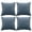 Gray, variant on AUQ 4Pcs Decorative Pillow Covers No Curling Edges Pillow Covers 20X20 Anti-Rip Build Pillow Cover Style1