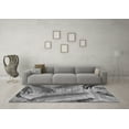thumbnail image 3 of Ahgly Company Indoor Square Oriental Gray Modern Area Rugs, 3' Square, 3 of 4