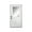 White4-9/16 in Right, variant on Holaki 36 x 80 Fiberglass Entry Door with Brickmould,4-9/16 in.Vinyl Frame,9 Lite Low-E Glass - Primed Front Door for Home's Front Entrance,Left Hand Inswing,White Oak Wooden Grain Knock-Down Door