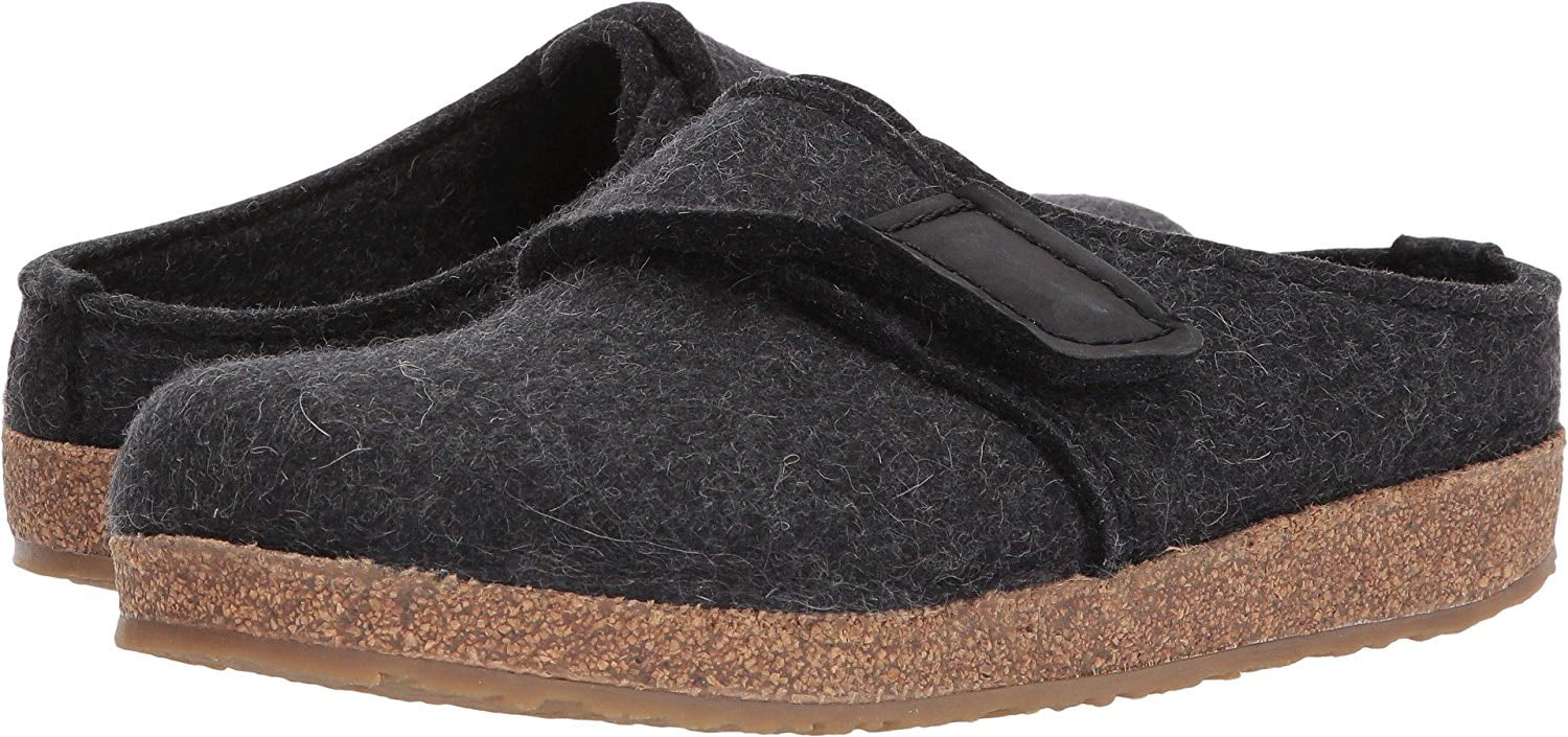 Haflinger Journey Charcoal Womens Slippers Size 39M