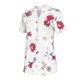 thumbnail image 4 of Gibobby Camisas De Vestir Blusa de camisa corta con bolsillo Blusa de mujer de talla grande con estampado de manga fácil para mujer（Blanco， M), 4 of 5