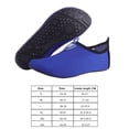 thumbnail image 3 of Zapatos de agua de playa unisex, zapatillas antideslizantes para vadear en la playa (3XL azul) Ndcxsfigh Para Estrenar, 3 of 8
