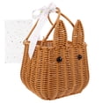 thumbnail image 6 of Jiyike Woven Storage Basket Flower Arrangement Basket Portable Woven Handheld Basket Picnic Basket, 6 of 11
