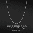 thumbnail image 7 of Italian 925 Sterling Silver Cuban Curb Link Chain Necklaces 2MM - 10.5MM, Solid 925 Italy, Next Level Jewelry, 7 of 7