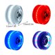 thumbnail image 4 of Soidarity 8 piezas de componentes de ruedas de patín, accesorios de mejora de deporte en línea de repuesto, ruedas de patines de ruedas brillantes, Ropa Deportiva, Zapatos Iluminación blanca Soidarity OD025468-01, 4 of 6