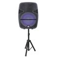 thumbnail image 1 of Portable 15" Bt Spk W/Disco Lights & Stnd, 1 of 3