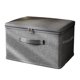 thumbnail image 5 of Caja de almacenamiento de tela plegable, cubo con tapa con cremallera, organizador apilable para guardar ropa, ropa de cama, juguetes y mantas., 5 of 8