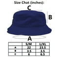 thumbnail image 5 of Glory Max Summer Beach Bucket Hat 100% Cotton Sun Visor Fishing Packable Cap Navy, 5 of 5