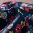 thumbnail image 2 of WIFORNT Little Girls Hoodie Jacket, Pretty Flowers Pattern Button-Down Coat, Lightweight Waterproof Outdoor Windbreaker, 2 of 6