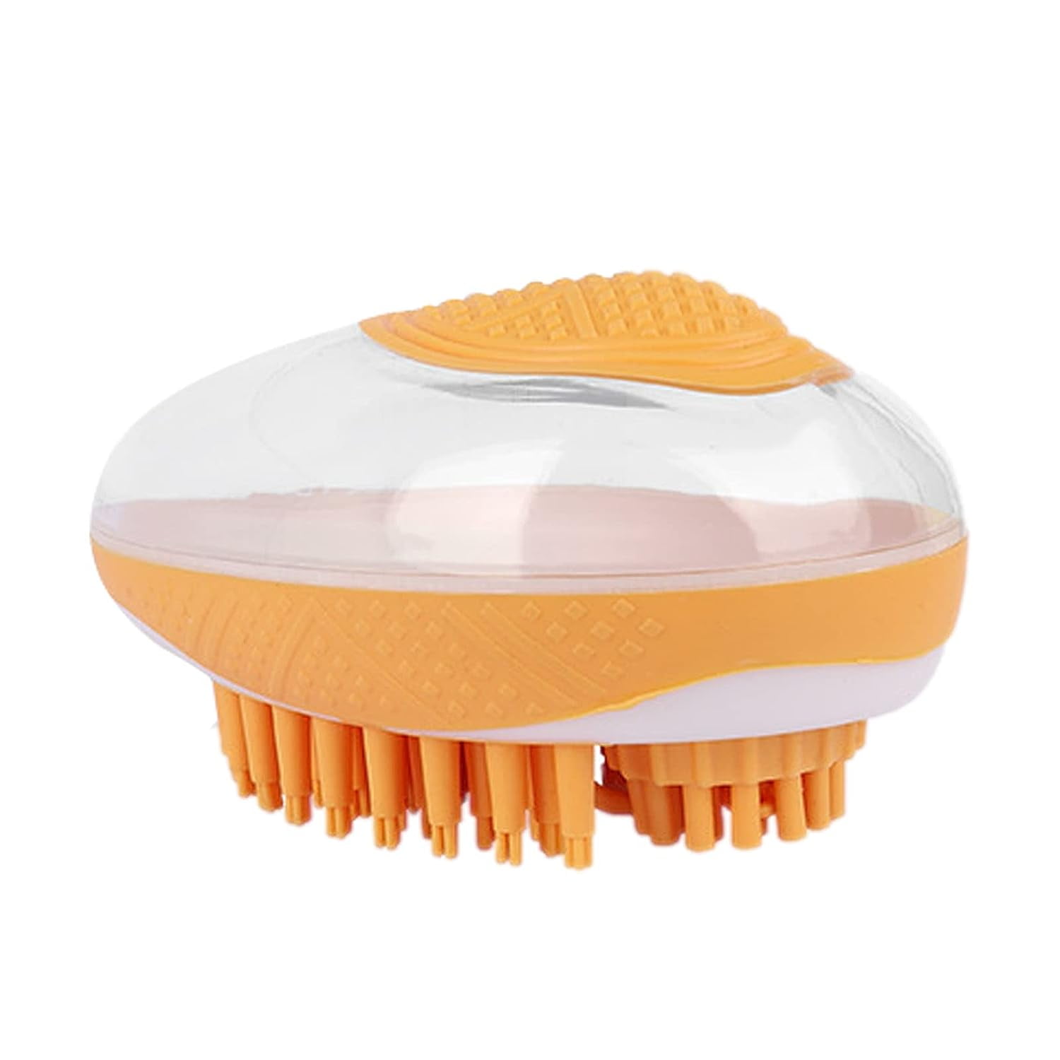 Grooming Pet Shampoo Brush Dog Bath Brush Refillable Dog Shower Wash Brush with Shower Gel
