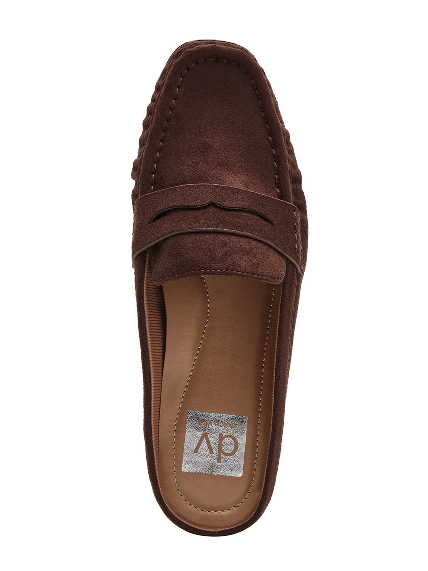 DV Dolce Vita Women's Messner Slide On Pleated Loafer Mule