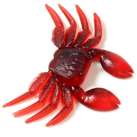 Apmemiss Clearance Fishing Soft Plastic Lures Crab Shrimp Squid Skirts Baits Octopus Trolling Swimbait Saltwater Fishing Jigs Bait Kit for Bass Saltwater Fishing