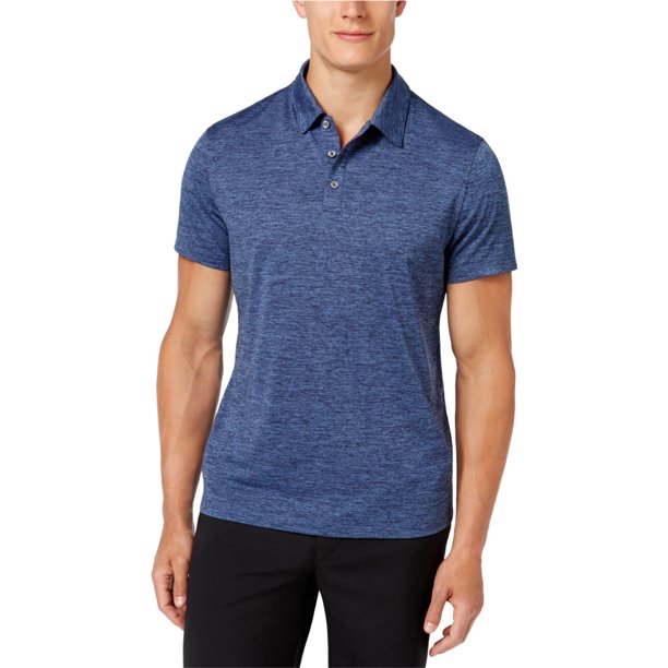 Alfani Performance Rugby Polo para hombre, azul, pequeño