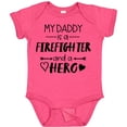 thumbnail image 3 of Inktastic My Daddy is a Firefighter and a Hero Boys or Girls Baby Bodysuit, 3 of 5