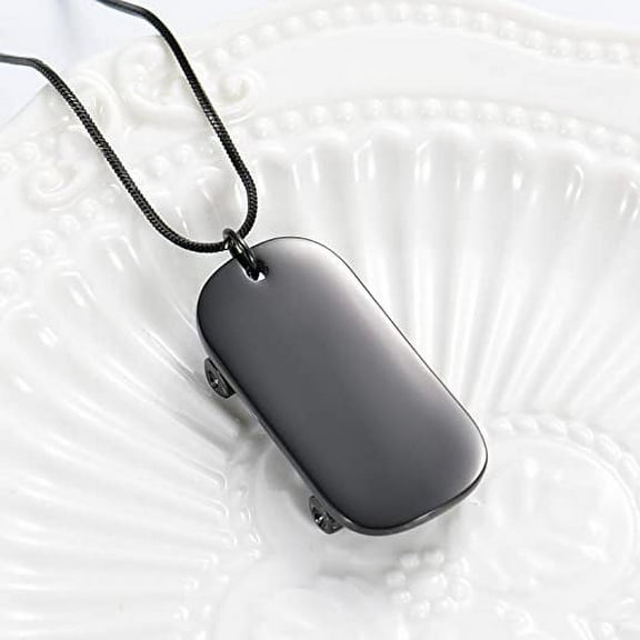 Cremation Ashes Jewelry Skateboard Pendant Urn Necklace Unique Appearance Pet Cremation Necklace Keepsake Urn Pendant Ashes Holder Chute Board Necklace