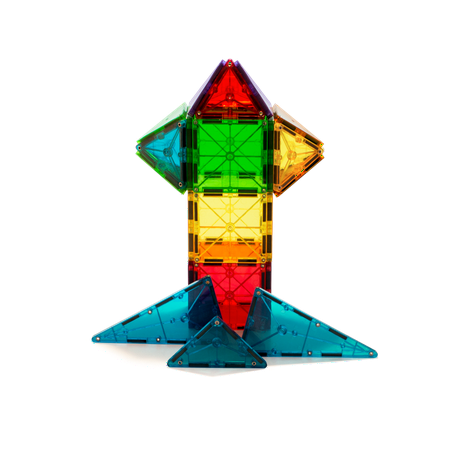 Magna-Tiles - Classic 74-Piece Magnetic Construction Set, The Original Magnetic Building Brand