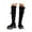 Black, variant on Women Over the Knee Boots Low Heel Winter Block Suede Thigh High Chunky OTK Long Comfort